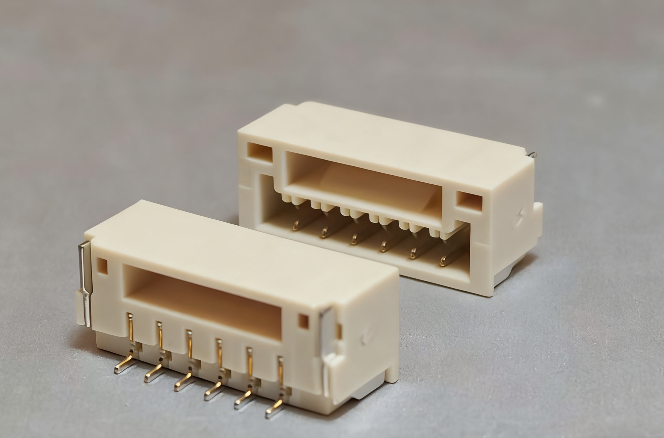 WTB-GH1.25-nP卧贴针座 LCP料 无卤